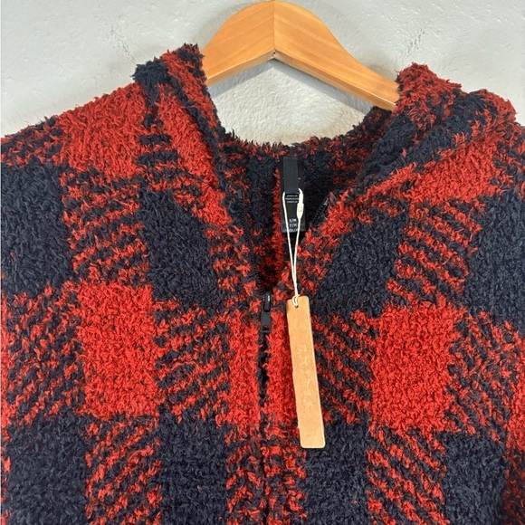 Skims Knit Unisex Onsie | Red Plaid | size S/M - Picture 5 of 5